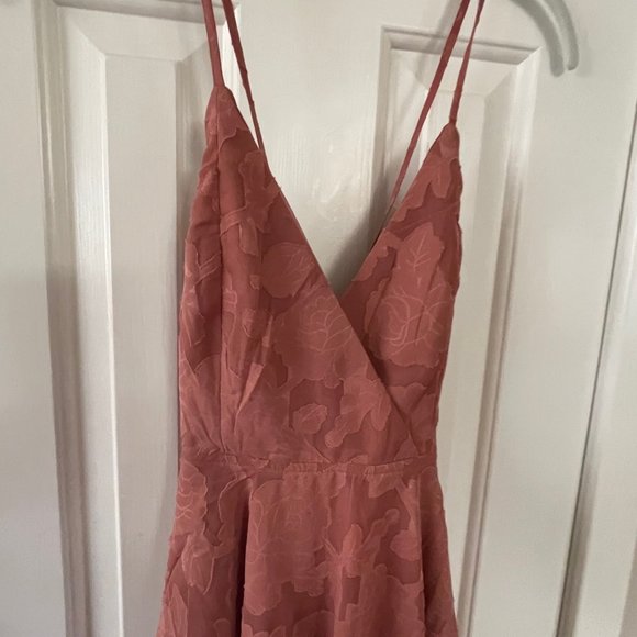 New Lulus Days of Beauty Vintage Rose Burnout Floral Skater Dress Size XS P3 - Picture 7 of 11